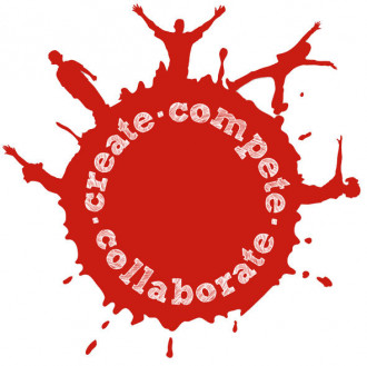 create compete collaborate logo